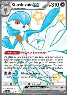Guardevoir ex PAF-217 Shiny Ultra Rare Excellent Deutsch