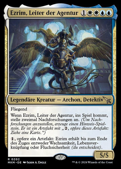 Ezrim, Leiter der Agentur MKM-202 Rare Near Mint Deutsch
