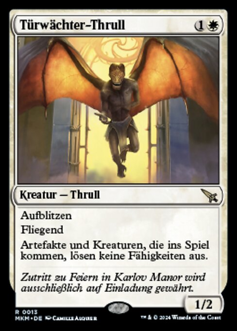Türwächter-Thrull MKM-13 Rare Near Mint Deutsch