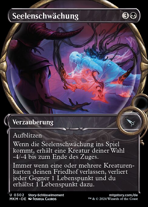 Seelenschwächung XMKM-302 Uncommon Near Mint Deutsch Foil
