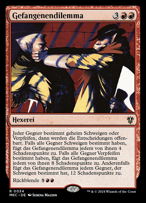 Gefangenendilemma MKC-34 Rare Excellent Deutsch