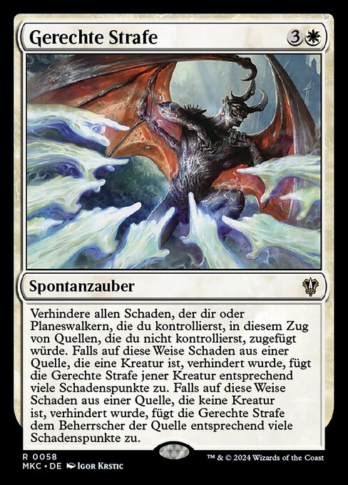 Gerechte Strafe MKC-58 Rare Excellent Deutsch
