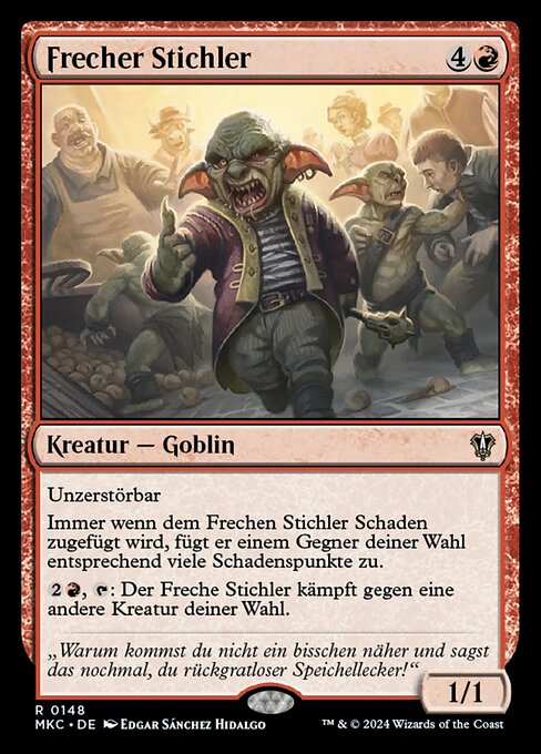 Frecher Stichler MKC-148 Rare Excellent Deutsch