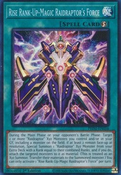 Rise-Rank-Up-Magic Raidraptor's Force PHNI-056 Super Rare Near Mint Deutsch 1. Auflage