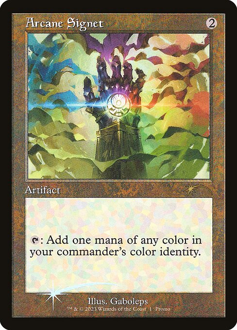 Arcane Signet DCI-PBD/1 Rare Near Mint Englisch Foil