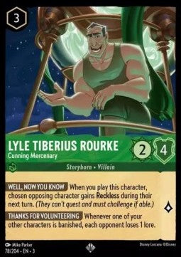 Lyle Tiberius Rourke - Gerissener Söldner 3INK-78 Super Rare Excellent Deutsch