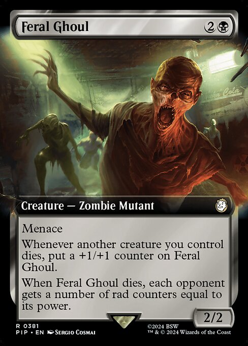 Feral Ghoul XPIP-381 Rare Near Mint Englisch Foil