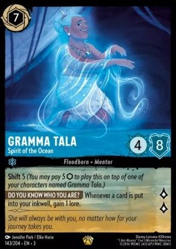 Gramma Tala - Geist des Ozeans (V.1) 3INK-143 Legendary Near Mint Englisch