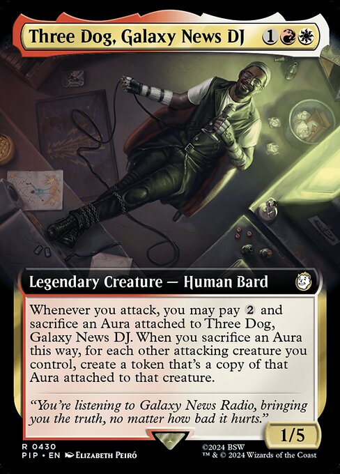 Three Dog, Galaxy News DJ (V.1) XPIP-430 Rare Near Mint Englisch Foil