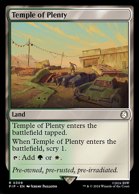 Temple of Plenty PIP-309 Rare Excellent Englisch