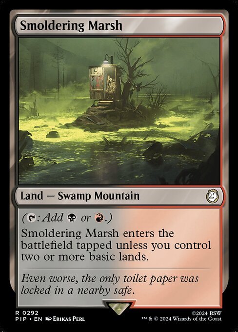 Smoldering Marsh PIP-292 Rare Excellent Englisch Foil
