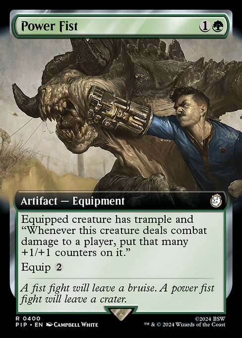 Power Fist (V.1) XPIP-400 Rare Excellent Englisch Foil