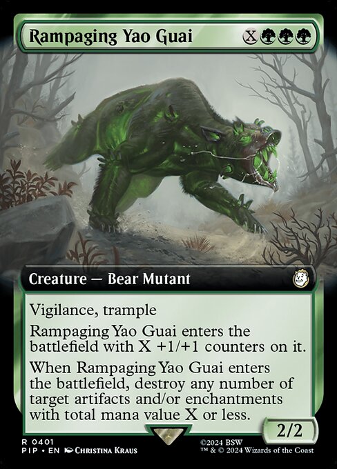 Rampaging Yao Guai XPIP-401 Rare Near Mint Englisch Foil