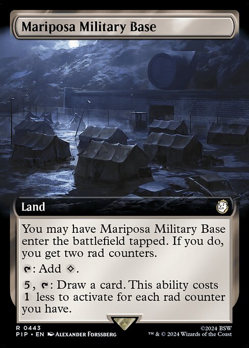 Mariposa Military Base (V.1) XPIP-443 Rare Near Mint Englisch