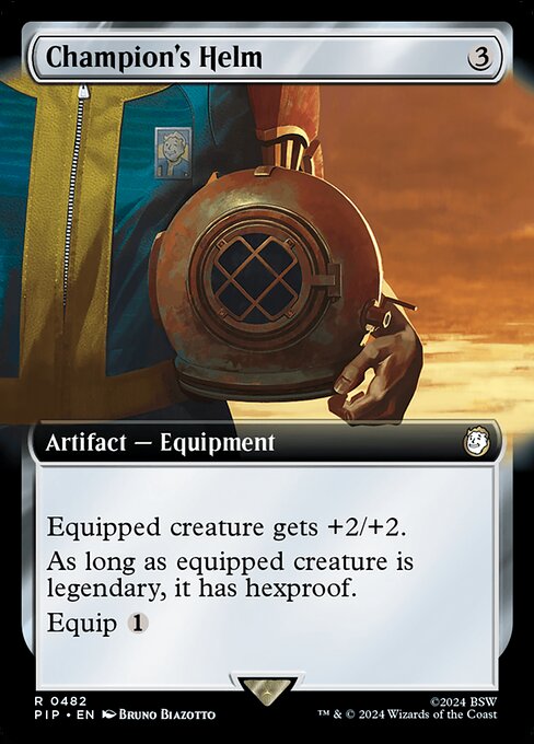 Helm des Champions (V.1) XPIP-482 Rare Near Mint Englisch Foil