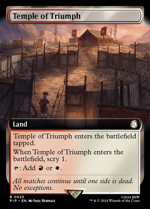 Tempel des Triumphes (V.1) XPIP-525 Rare Near Mint Englisch