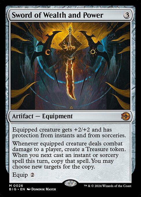Sword of Wealth and Power (V.1) BIG-26 Mythic Excellent Englisch