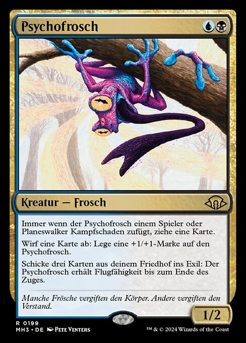 Psychofrosch MH3-199 Rare Near Mint Deutsch Foil