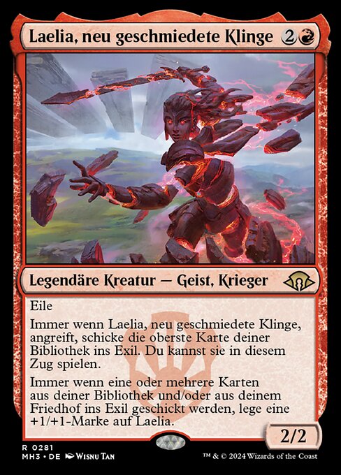 Laelia, neu geschmiedete Klinge MH3-281 Rare Near Mint Deutsch Foil