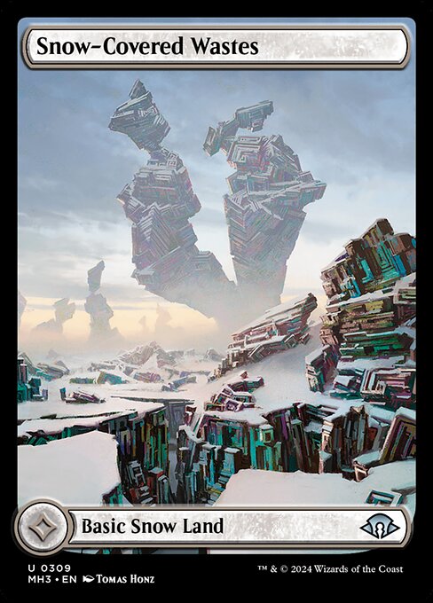 Snow-Covered Wastes MH3-309 Uncommon Near Mint Englisch