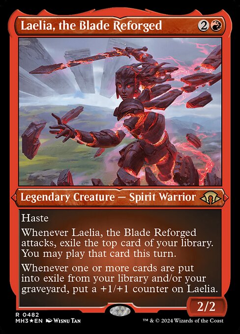 Laelia, the Blade Reforged (V.2) XMH3-482 Rare Excellent Englisch Foil