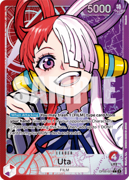 Uta (OP0-001) (V.2) OP06 Alternate Art Near Mint Englisch