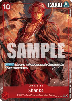 Shanks (OP06-007) (V.2) OP06 Alternate Art Excellent Englisch