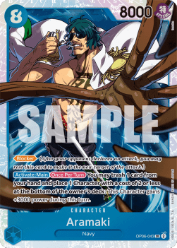 Aramaki (OP06-043) (V.1) OP06 Super Rare Near Mint Englisch