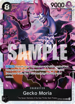 Gecko Moria (OP06-086) (V.1) OP06 Super Rare Near Mint Englisch