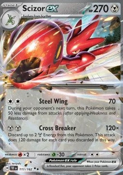 Scizor ex TEF-111 Double Rare Near Mint Englisch