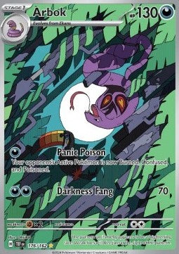 Arbok TEF-176 Illustration Rare Excellent Deutsch
