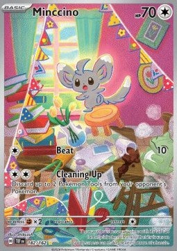 Minccino TEF-182 Illustration Rare Near Mint Englisch