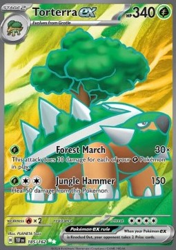 Torterra ex TEF-185 Ultra Rare Near Mint Englisch