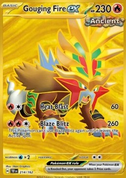 Keilflamme ex TEF-214 Secret Rare Excellent Deutsch