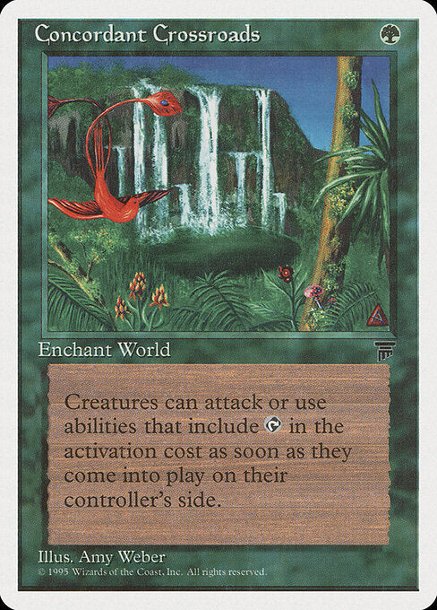 Concordant Crossroads CHR- Rare Light Played Englisch