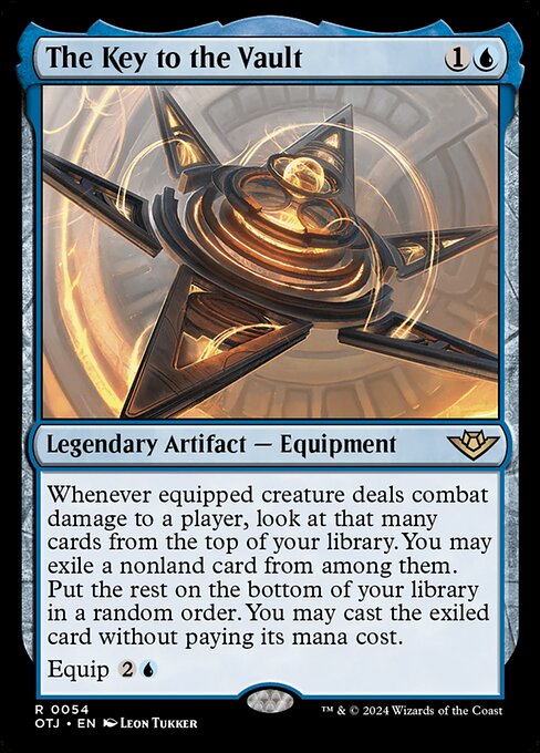 The Key to the Vault OTJ-54 Rare Near Mint Englisch Foil