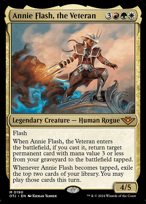 Annie Flash, die Veteranin OTJ-190 Mythic Near Mint Englisch