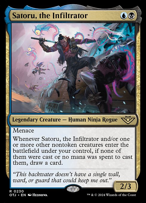 Satoru, the Infiltrator OTJ-230 Rare Near Mint Englisch