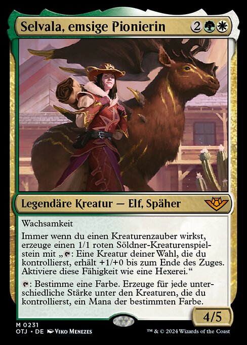 Selvala, emsige Pionierin OTJ-231 Mythic Excellent Deutsch