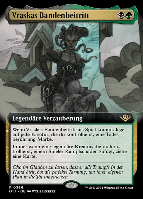 Vraskas Bandenbeitritt XOTJ-366 Rare Near Mint Deutsch
