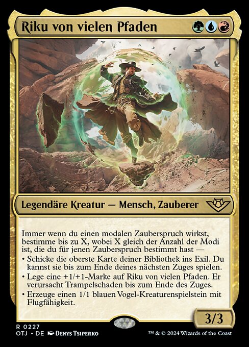 Riku von vielen Pfaden OTJ-227 Rare Excellent Deutsch