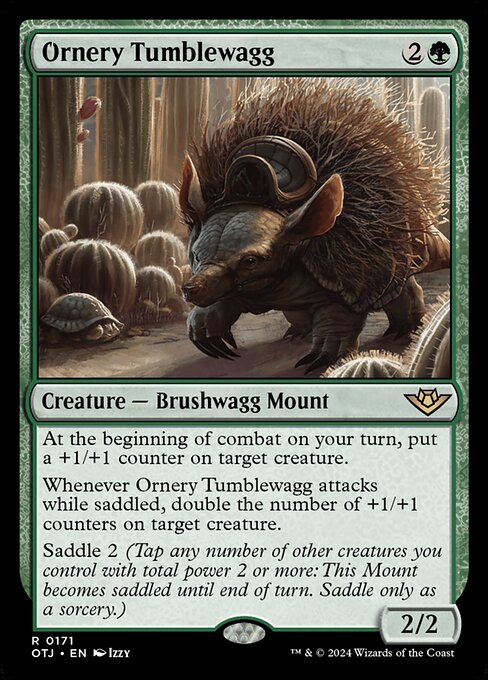 Ornery Tumblewagg OTJ-171 Rare Excellent Englisch Foil