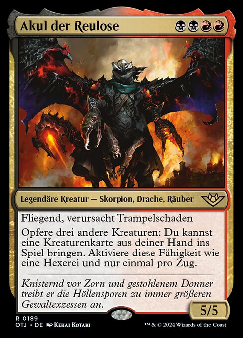 Akul der Reulose OTJ-189 Excellent Deutsch