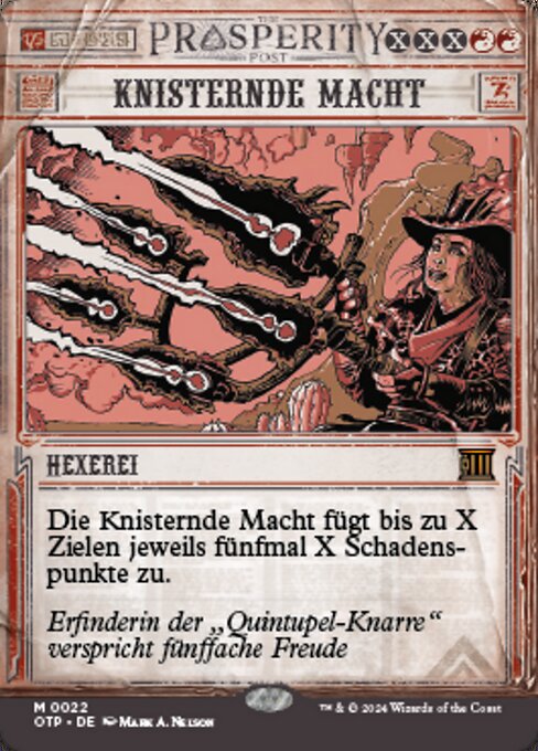 Knisternde Macht (V.1) OTP-22 Mythic Near Mint Deutsch