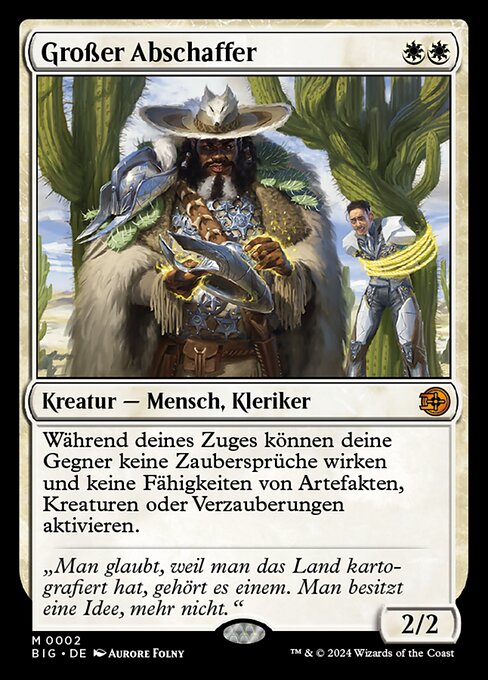 Großer Abschaffer (V.1) BIG-2 Mythic Excellent Deutsch