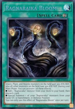 Ragnaraika Bloom (V.1) LEDE-EN058 Secret Rare Excellent Englisch 1. Auflage