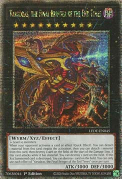 Varudras, the Final Bringer of the End Times (V.2) LEDE-EN045 Quarter Century Secret Rare Near Mint Englisch 1. Auflage