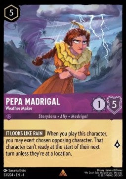 Pepa Madrigal - Wettermacherin 4URS-53 Rare Near Mint Deutsch