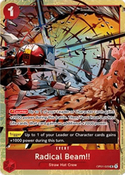 Radical Beam!! (OP01-029) UP Uncommon Excellent Englisch