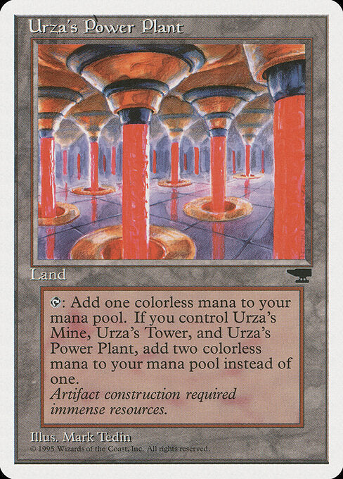 Urza's Power Plant (V.2) CHR- Common Poor Englisch